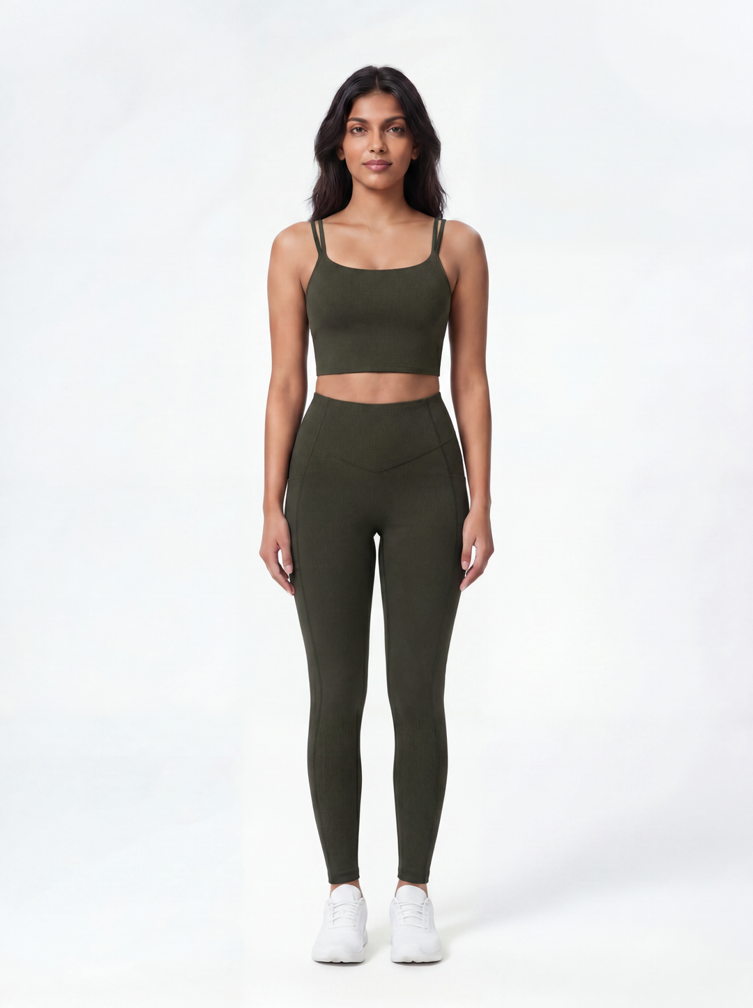 FlowDrape™ Double Straps Twisted Backless Yoga Tank Top