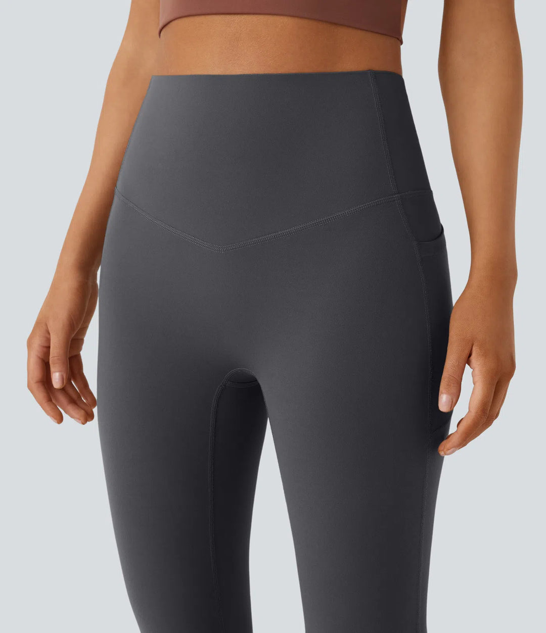 FlowCinch™ High Waisted Flare Leggings