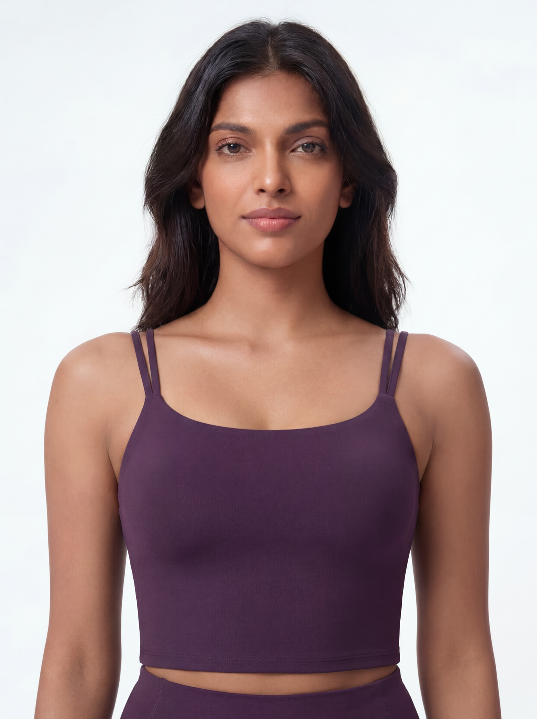 FlowDrape™ Double Straps Twisted Backless Yoga Tank Top