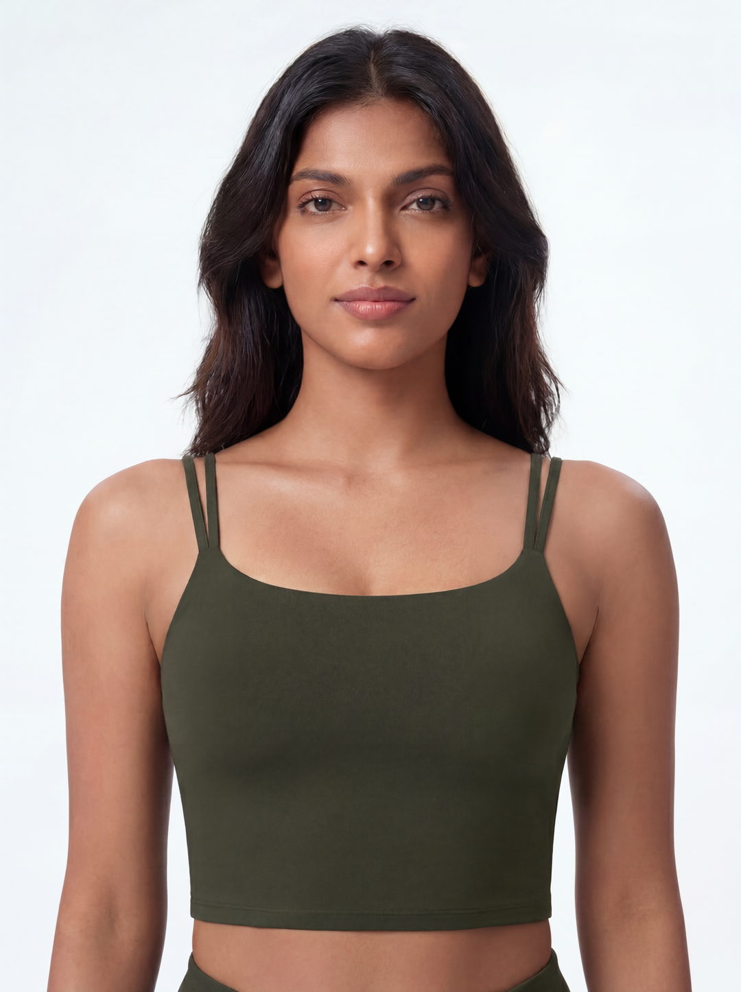 FlowDrape™ Double Straps Twisted Backless Yoga Tank Top