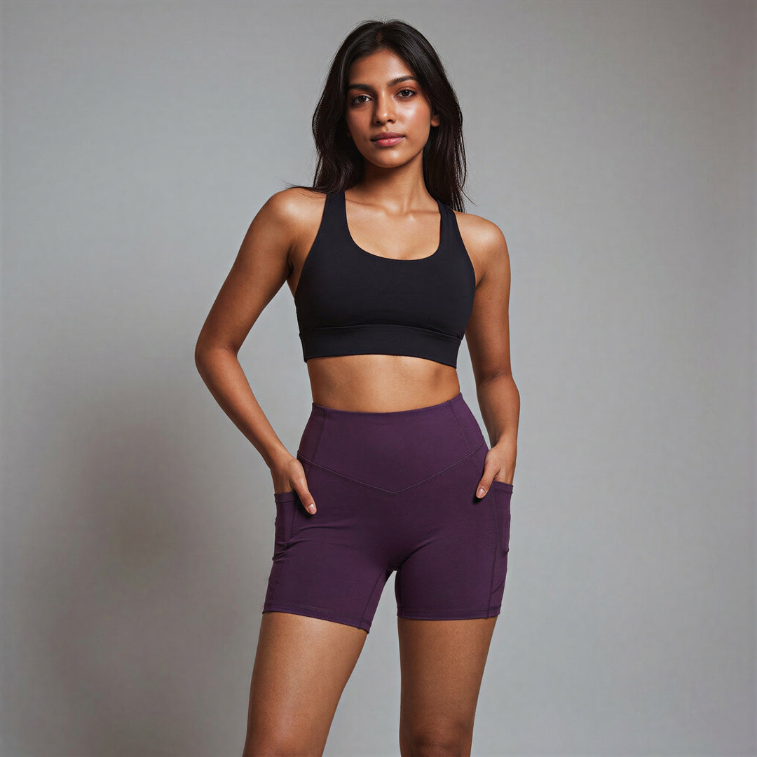 FlowCinch™ High Waisted Biker Shorts 5"