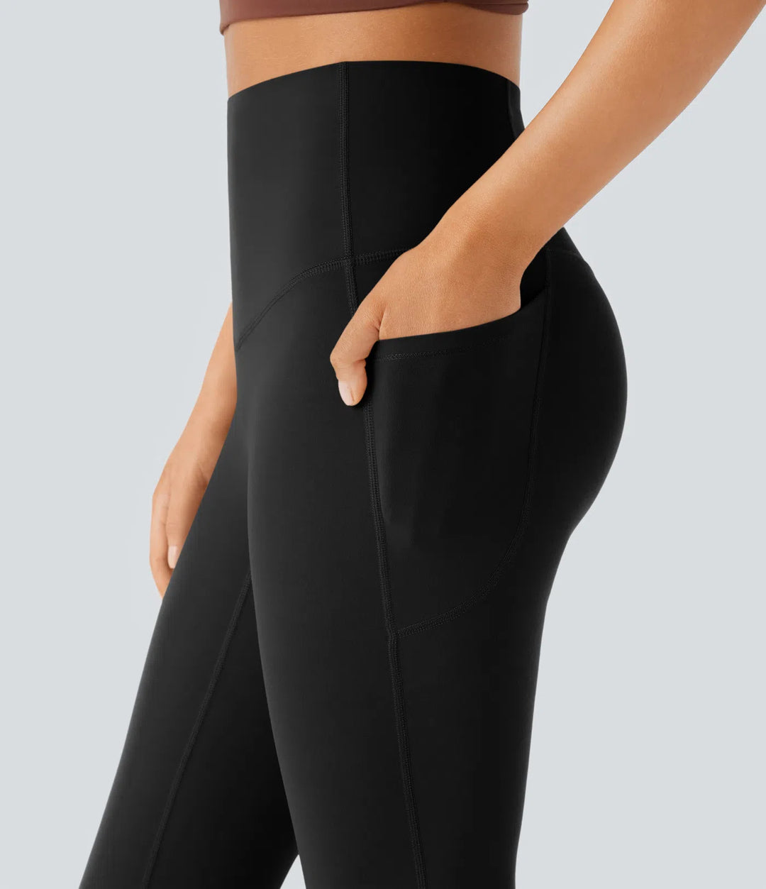 FlowCinch™ High Waisted Flare Leggings