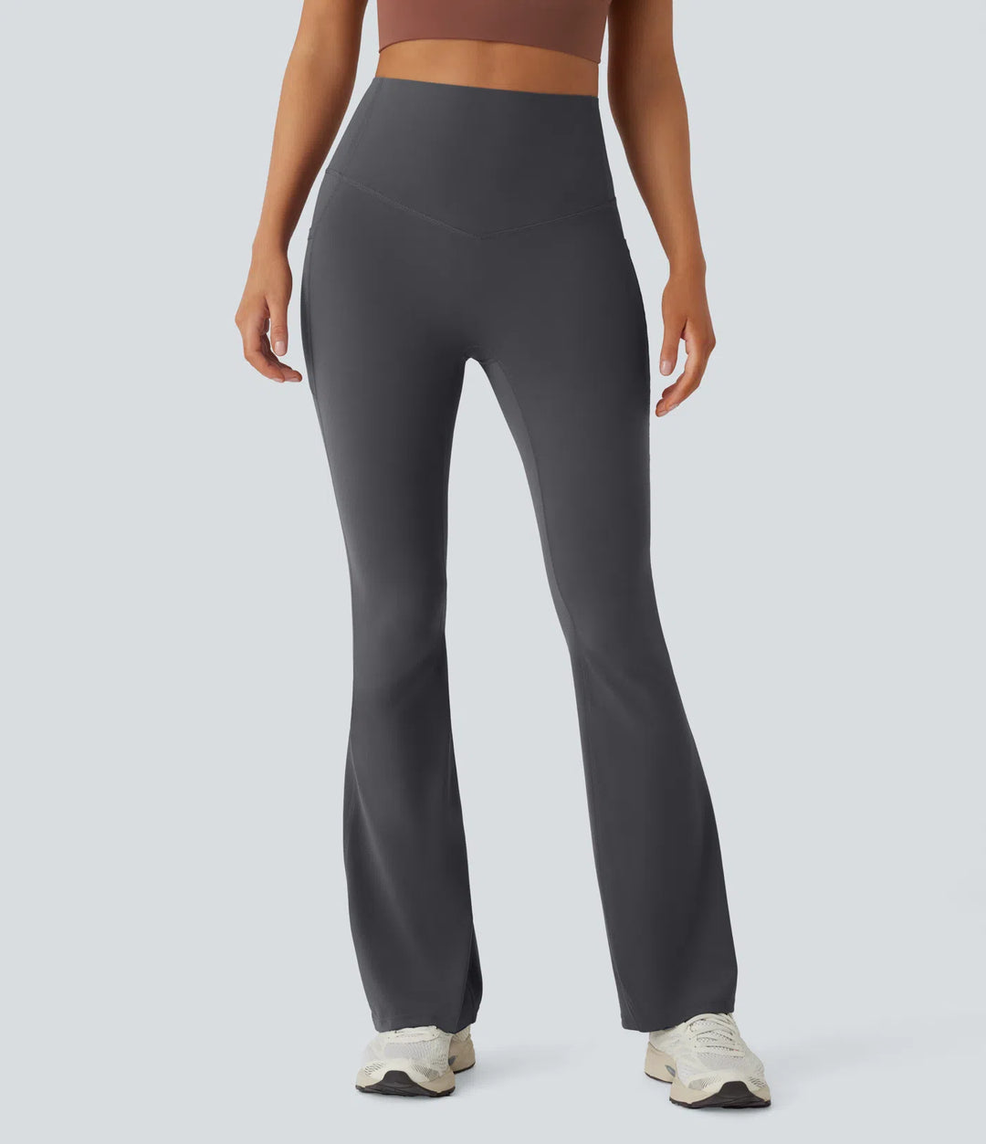FlowCinch™ High Waisted Flare Leggings