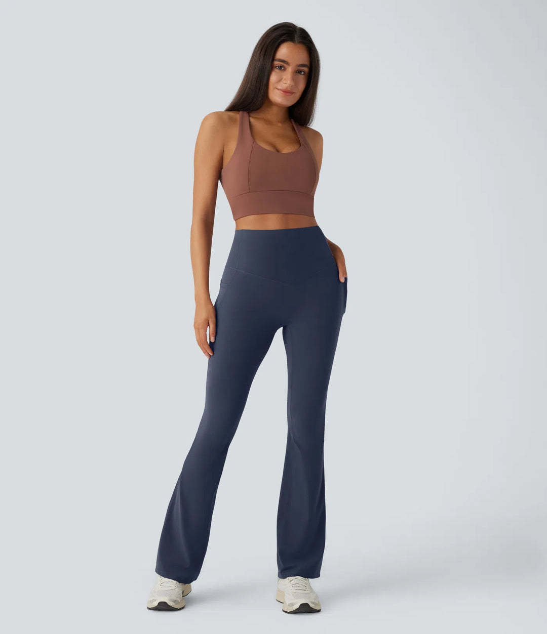 FlowCinch™ High Waisted Flare Leggings