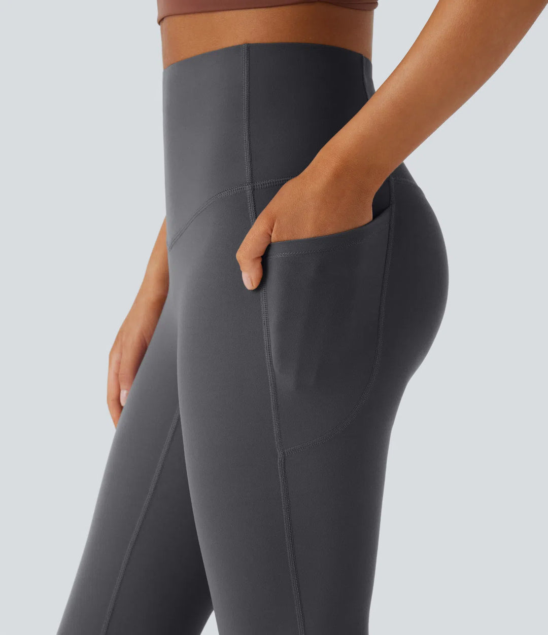FlowCinch™ High Waisted Flare Leggings