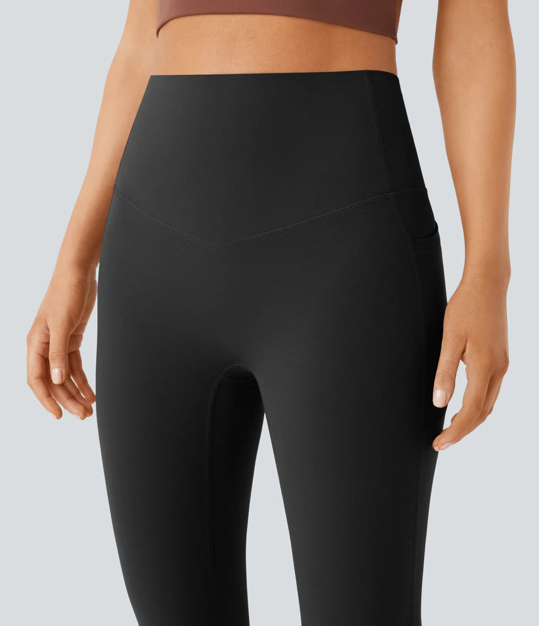 FlowCinch™ High Waisted Flare Leggings