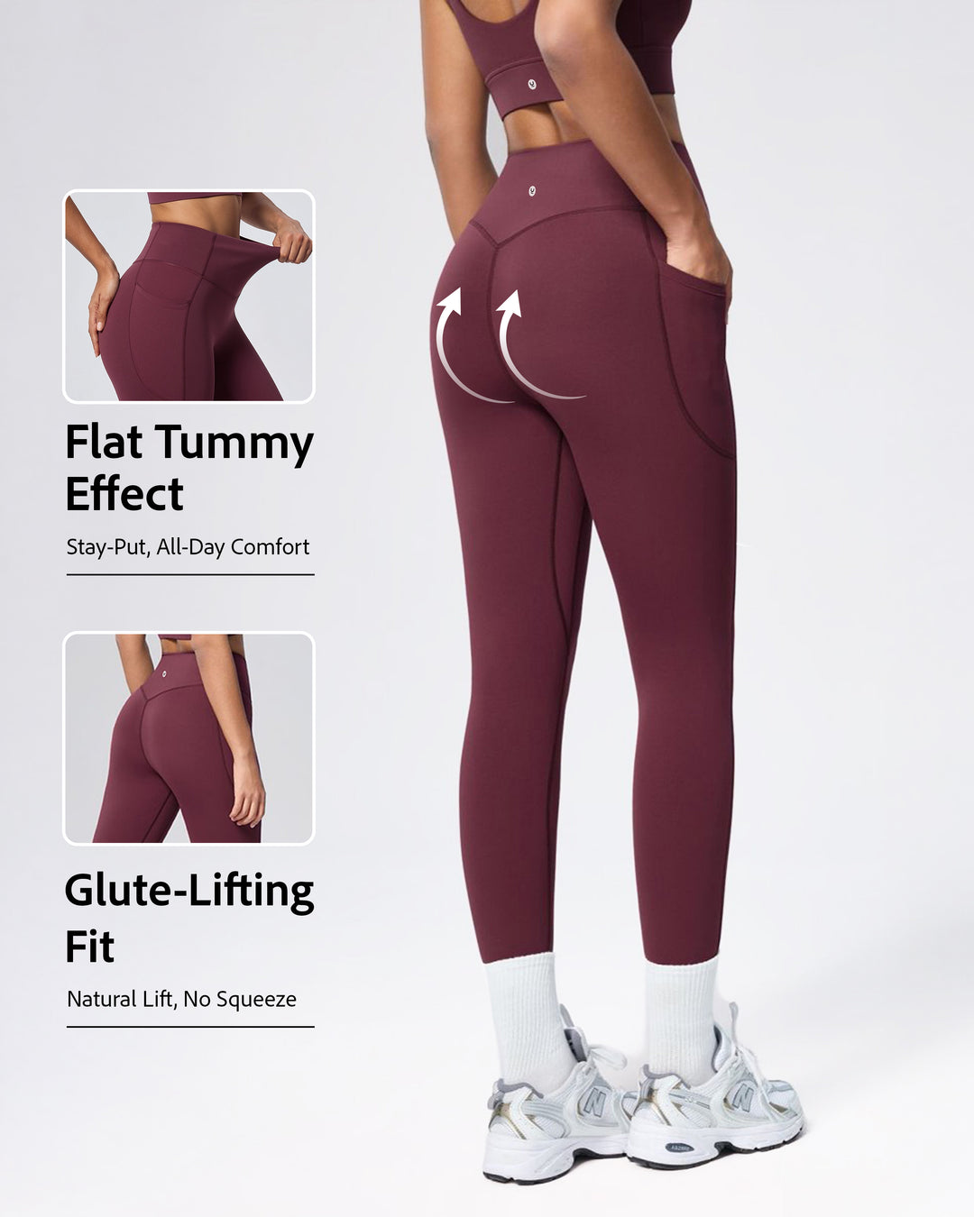 FlowCinch™ High Waisted Leggings