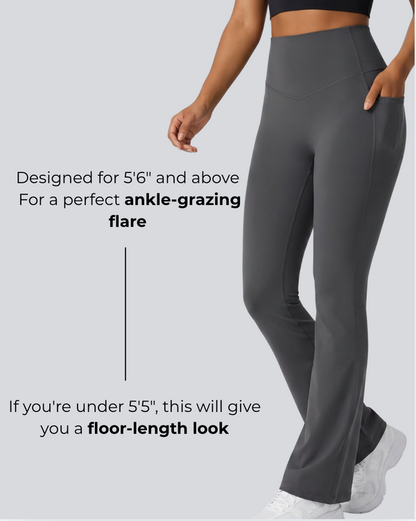 FlowCinch™ High Waisted Flare Leggings