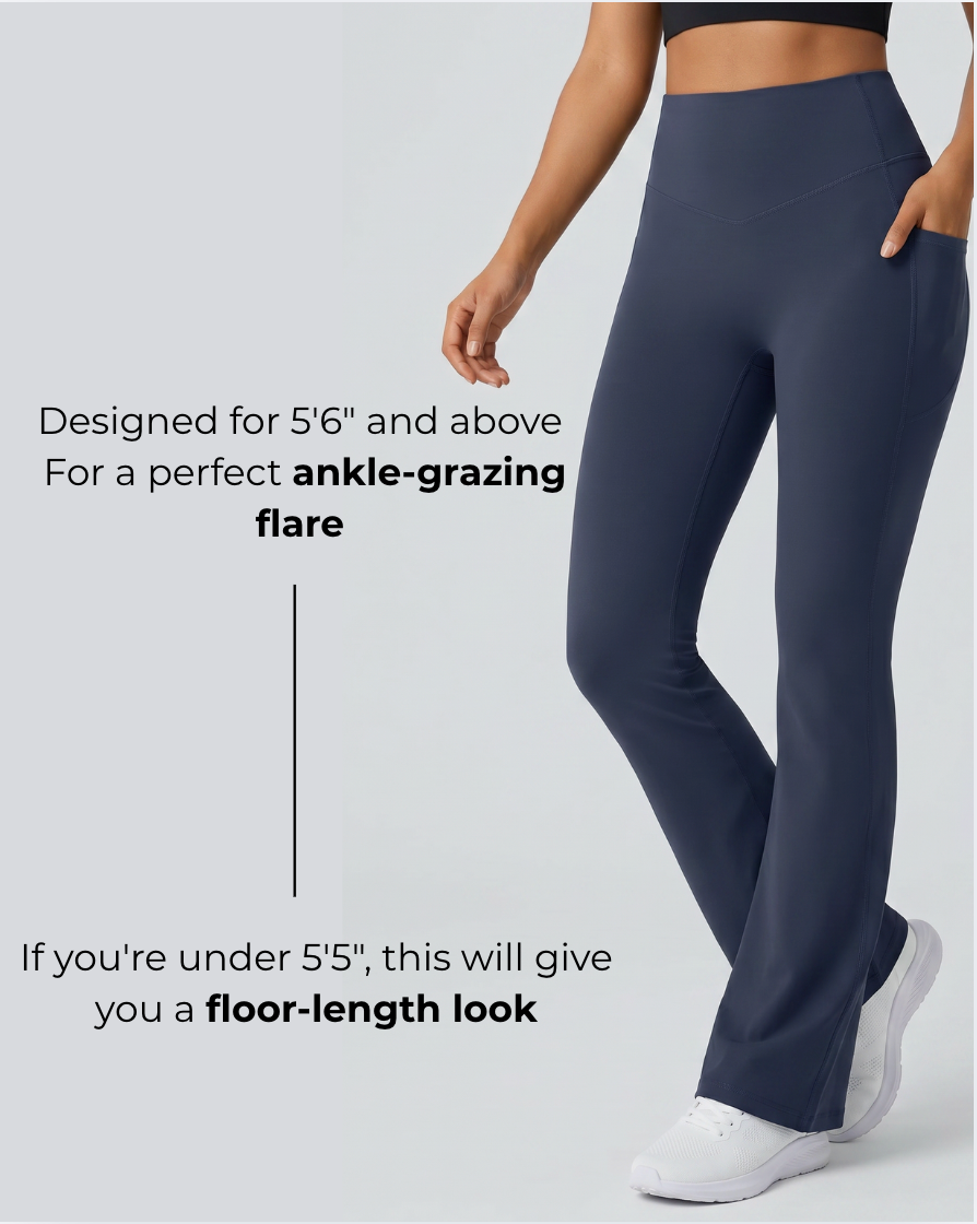 FlowCinch™ High Waisted Flare Leggings