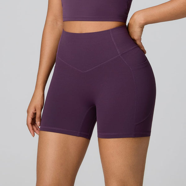 FlowCinch™ High Waisted Biker Shorts 5